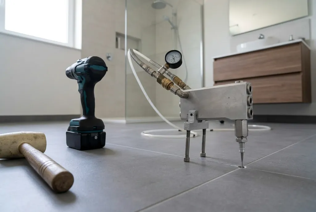 Kitbedrijf Harskamp – holle tegels injecteren