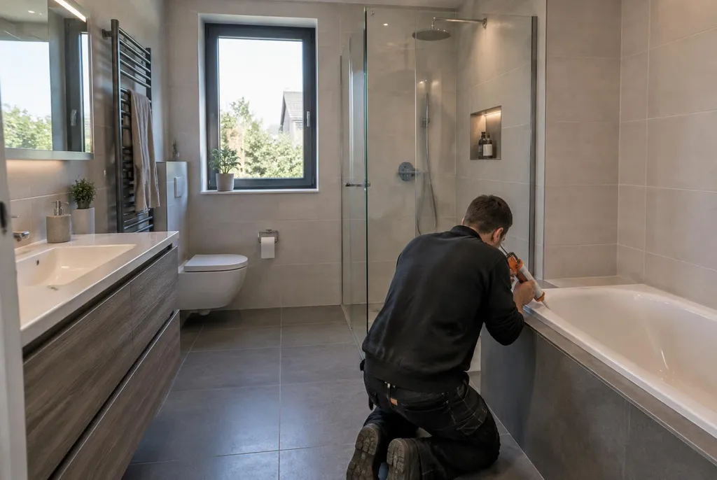 Kitbedrijf Harskamp – badkamer kit vervangen bij de douche